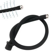 Porous 100 cm Shower Attachment for Intimate Cleansing, Enema Use, and Intestinal Irrigation for Men and Women