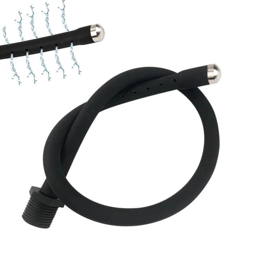Porous 100 cm Shower Attachment for Intimate Cleansing, Enema Use, and Intestinal Irrigation for Men and Women