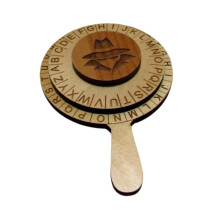 It Escapes Room Cipher Wheel Accessory for Creative Puzzle Games, Detective Disk for Holiday Party Fun