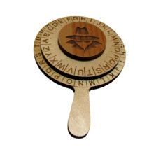 Escape Room Cipher Wheel Accessory for Puzzles - Creative Detective Decoder Disk for Holiday and Party Games