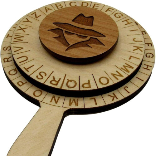 Escape Room Cipher Wheel Accessory for Puzzles - Creative Detective Decoder Disk for Holiday and Party Games 2