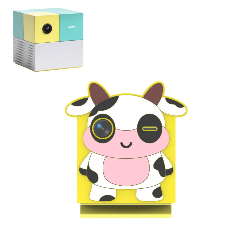 Kawaii Cute Silicone Case For Nex Playground Game System, Dustproof Shockproof Non-Slip Washable Cover In Cow Yellow 6482260059471