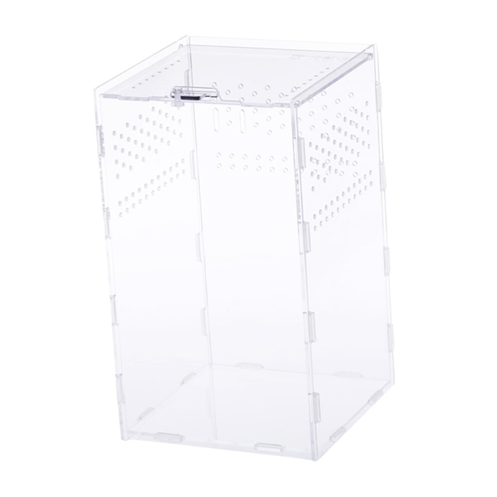 Transparent Food Box Cases for Snake Breeders - Tarantula Enclosure Acrylic Spider Holder for Reptiles