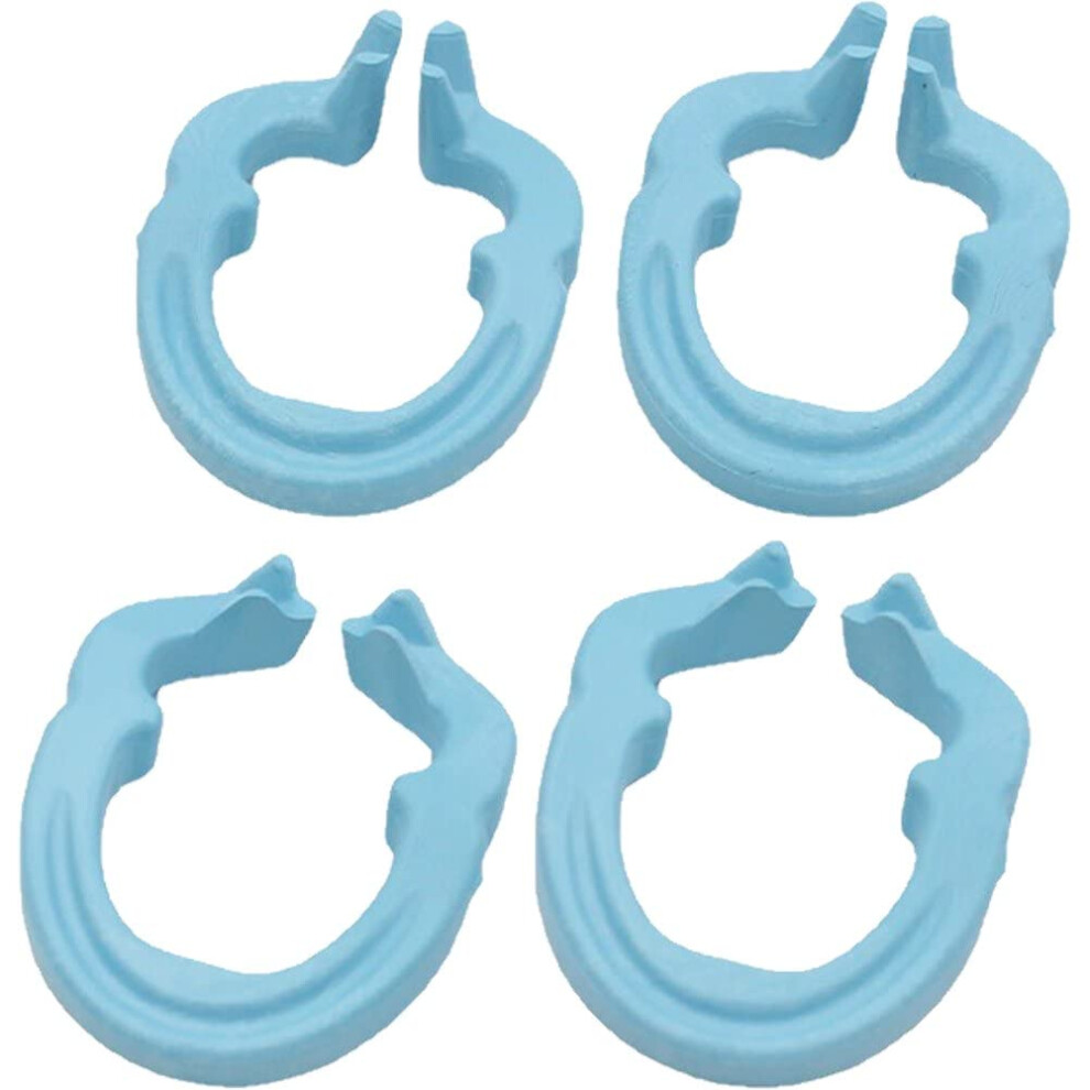 4pcs Dental Resin Clamping Ring Separator Cut Contoured Metal Matrices Holder Autoclavable Matrix Fixed Clamp