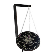 Mystical Wood Altar Bands – Wooden Pendulum Display Stand for Tarot Reading, Meditation, Spiritual Cleansing and Witchcraft Accessory
