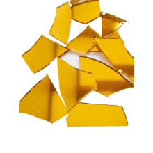 Mosaic Tiles 100g Irregular Mica Fragments for DIY Crafts Home Decor Color 14 Glass Mosaic Making Materials
