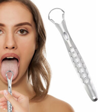 Tongue Scraper – Stainless Steel Tongue Cleaner Tool for Complete Oral Hygiene, Bad Breath Prevention, Daily Mouth Health
