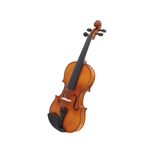 Beginner Violin 4/4 Full Size Solid Maple Scroll Design Practice Instrument for Students