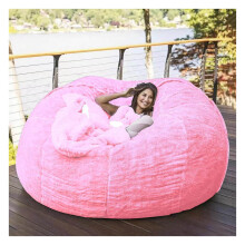 Bean Bag Sofa Cover Artificial Leather Durable Comfortable Chair Cover For Living Room Sofa Bed Large Bean Bag Chairs