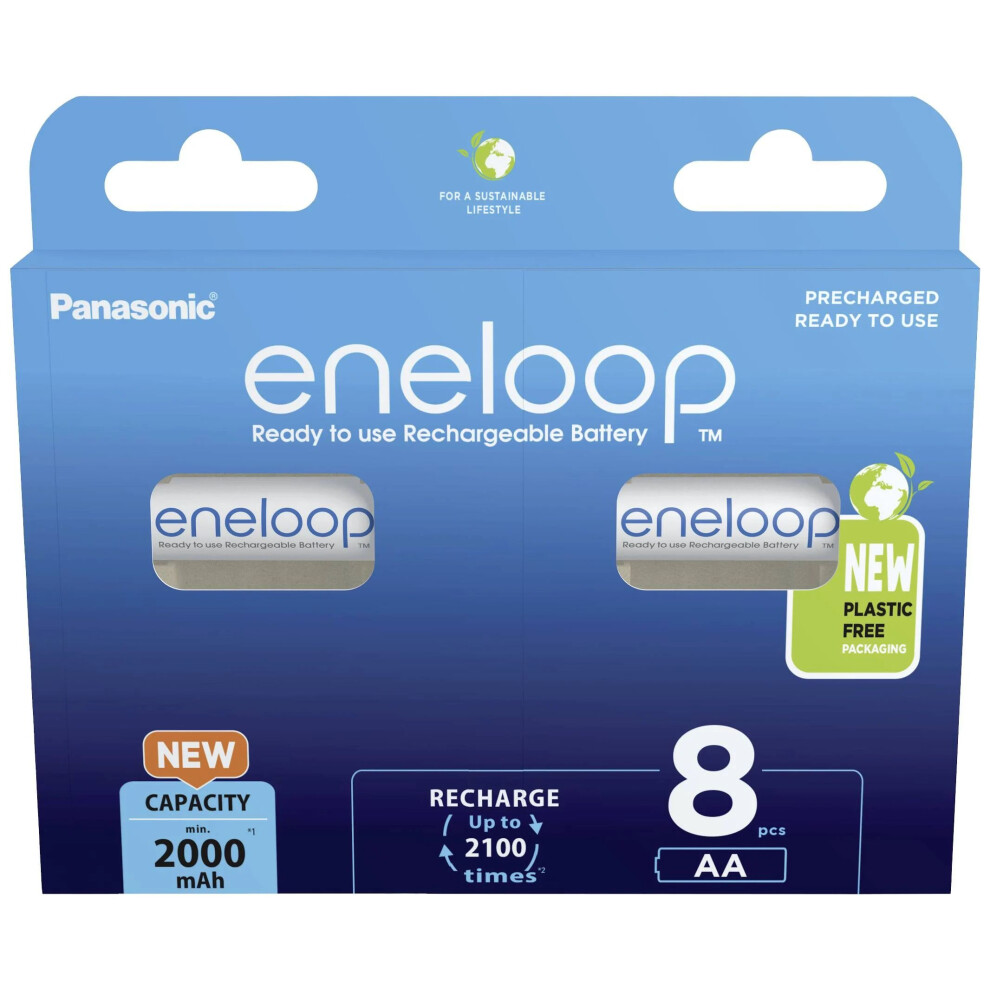 Panasonic eneloop (8 Stk., AA, 2000 mAh), Batterien + Akkus - Bild 8