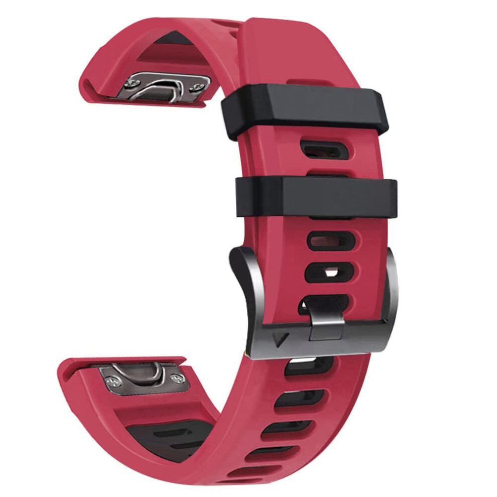 Silicone Quick Release Watch Straps 26Mm For Garmin Fenix 7X 7 6 6X Pro 5X 5 Plus 3 3Hr Forerunner 935 945 6447073071119