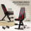 SPORTNOW Foldable Weight Bench with 6-Level Backrest, Leg Extension 3