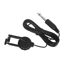 Clip-On Violin Piezo Pickup Microphone with 6.35mm Jack and 2.8m Cable for Violin and Ukulele