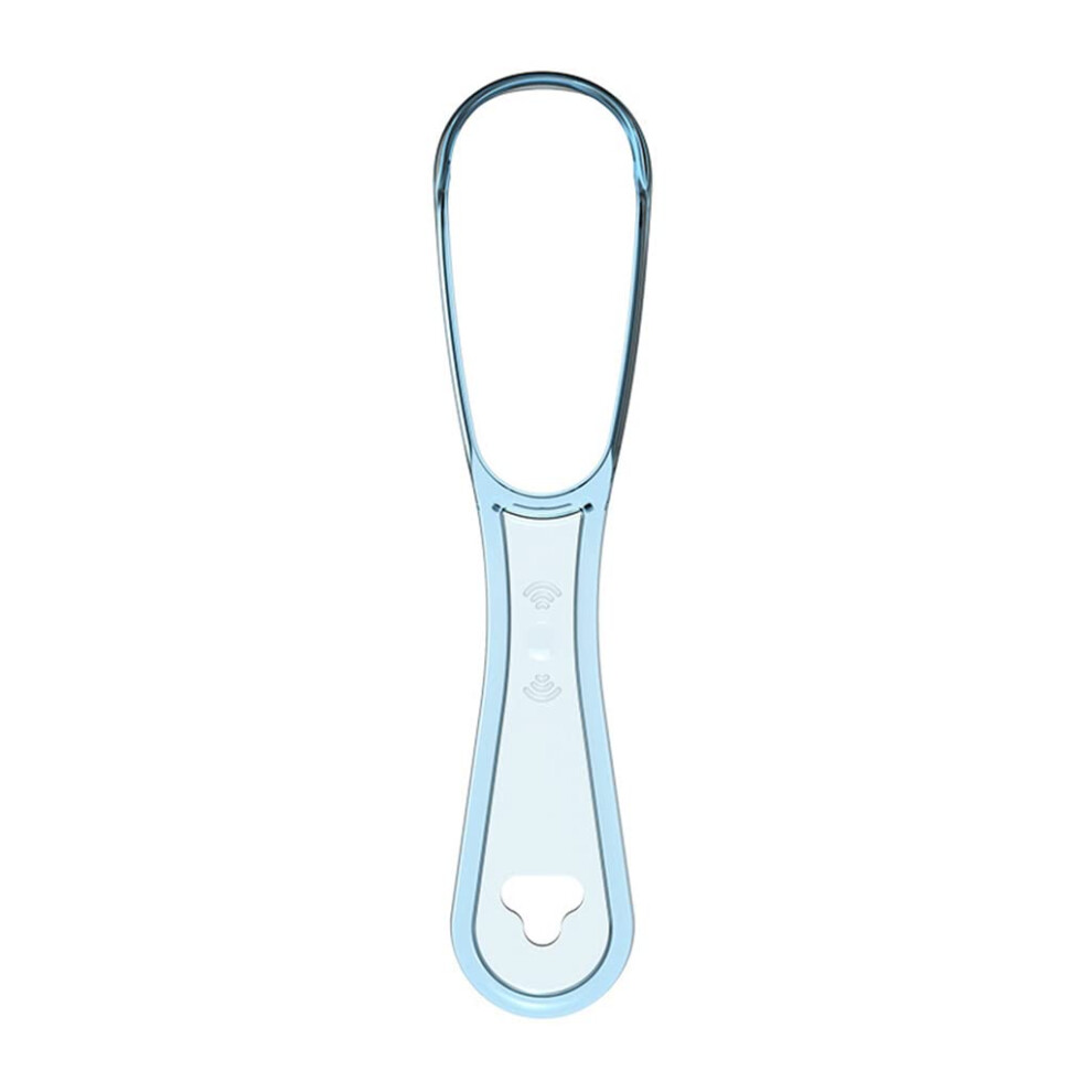 Adult Tongue Scraper Double-Sided Food Grade Plastic Cleaner Brush with Non-Slip Handle for Reusable Oral Hygiene