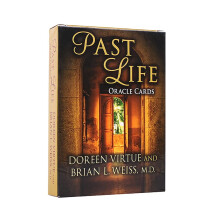 Past Life Oracle Cards Set, Tarot Cards for Divination, Fun Psychic Game, 44 Card Deck for Spiritual Guidance
