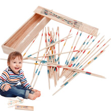 Korean Wooden Stick Balance Game, 31 Colorful Sticks for Fine Motor Skills, Classic Game for Groups and Family Parties