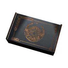 Tarot Card Storage Box, Wooden Portable Tarot Card Holder, Small Jewelry Box for Gifts, Type C, Elegant Design