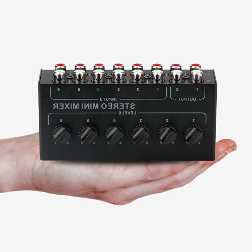 Compact Stereo Mixer System for Professional Stage Performance with USB Connectivity, 4 Channels, and Compact Design 1