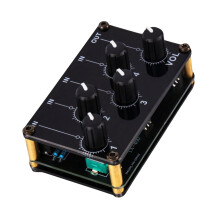 High Quality 4-Channel Stereo Mixer for Professional Audio Production with USB Connectivity and EQ Controls