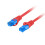 LANBERG PATCHCORD S/FTP CAT.6A 1M RED LSZH 1