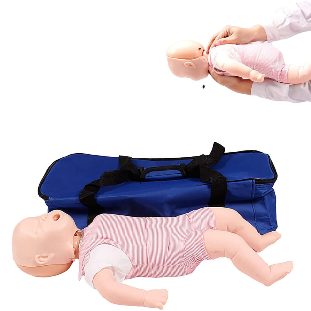 CPR Doll for Infants - PVC Baby Care Simulator for First Aid Training, Respiratory Obstruction Demonstration, 20-Inch Size