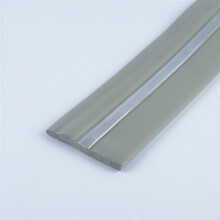 Self-Adhesive Sealing Strip 4 Inch x 20 Feet Flexible Rubber Skirting Board Wall Base Grey Silver Color