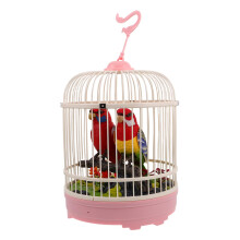 Simulated Bird Cage with Singing Electric Bird - Motion Activated Creative Toy with Realistic Features