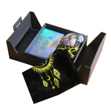 Tarot Double Door Deck - 78 Card Blue Moon Style with Guide Book for Beginners and Experts