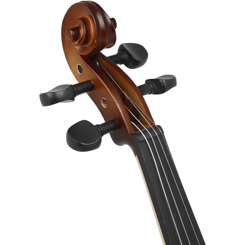 Violin Starter Set 4/4 Acoustic Solid Wood Retro Matte Violin with Case Bow for Beginners Gift 2