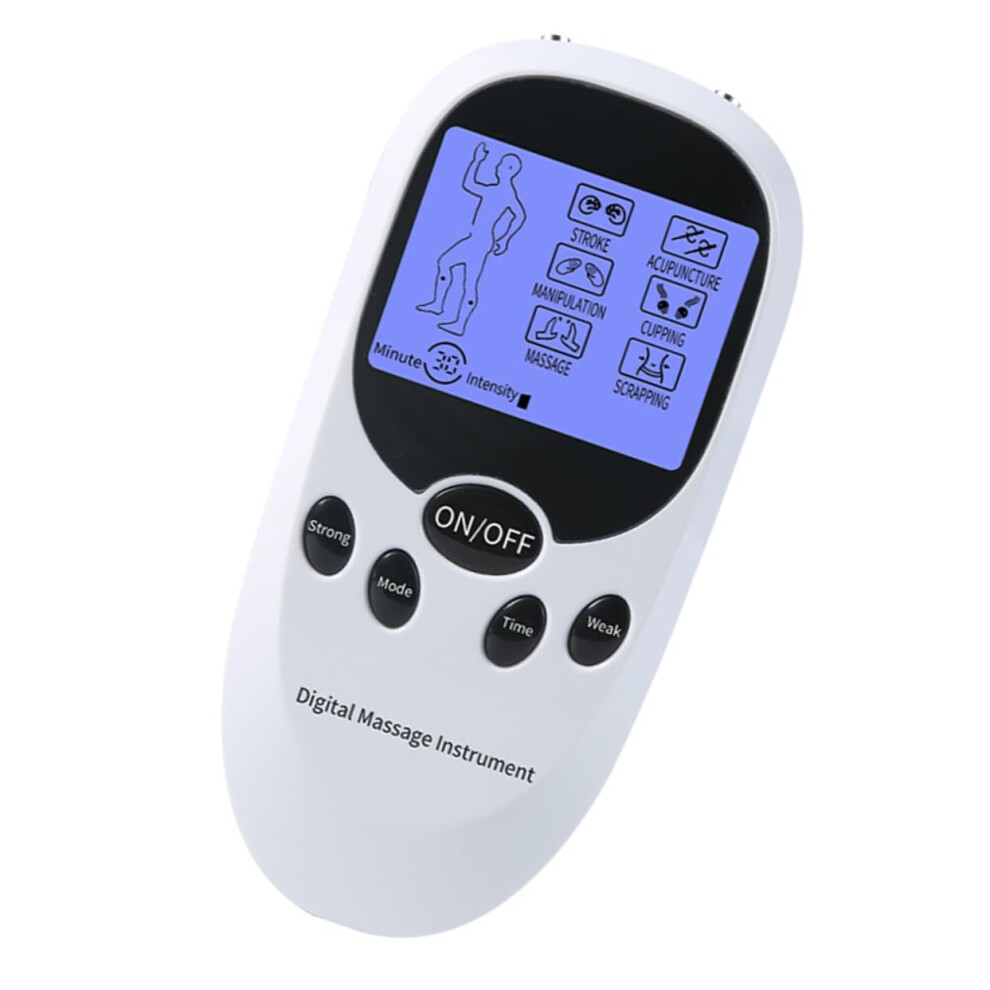White Muscle Massage Device 1Pc Electric Deep Tissue Massager For Pain Relief And Relaxation