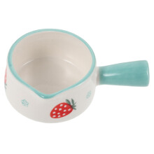 Ceramic Ink Disc Bowl Small Ink Plate Exquisite Desktop Ink Container for Calligraphy Brush Holder Tray