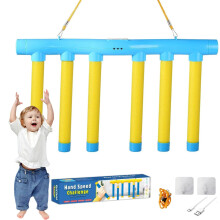 Catching Sticks Game, Blue Reflex Challenge Toy for Kids and Adults, Hand Eye Coordination Skill Training Game