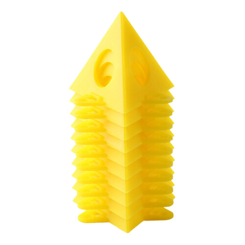 Painter's Pyramid Stand - 10 Mini Cone Paint Triangle Stands for Canvas Support and Woodworking Projects