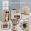 (1)Kids Washing Machine Steamer Water Dispenser Kitchen Tool Set 2