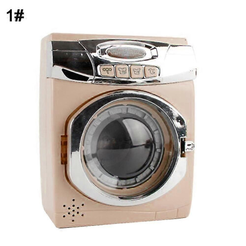 (1)Kids Washing Machine Steamer Water Dispenser Kitchen Tool Set