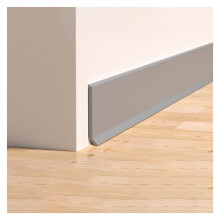 Skirting Boards Soft PVC Self-Adhesive Trim for Hallways Garages Offices 1m Length 5cm Height Easy to Cut Clean