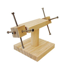 Hamster Food Dispenser Platform - Wooden Enrichment Toy, Interactive Puzzle, Treat Station for Small Pets