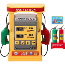 1 Set von Tankstelle Simulation Modell Multifunktionale Tankstelle Modell Kit Pädagogisches Spielzeug