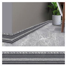 Self-Adhesive Baseboard Trim for Wall Decoration, Waterproof Skirting Board Wallpaper for Living Room, Home Decor