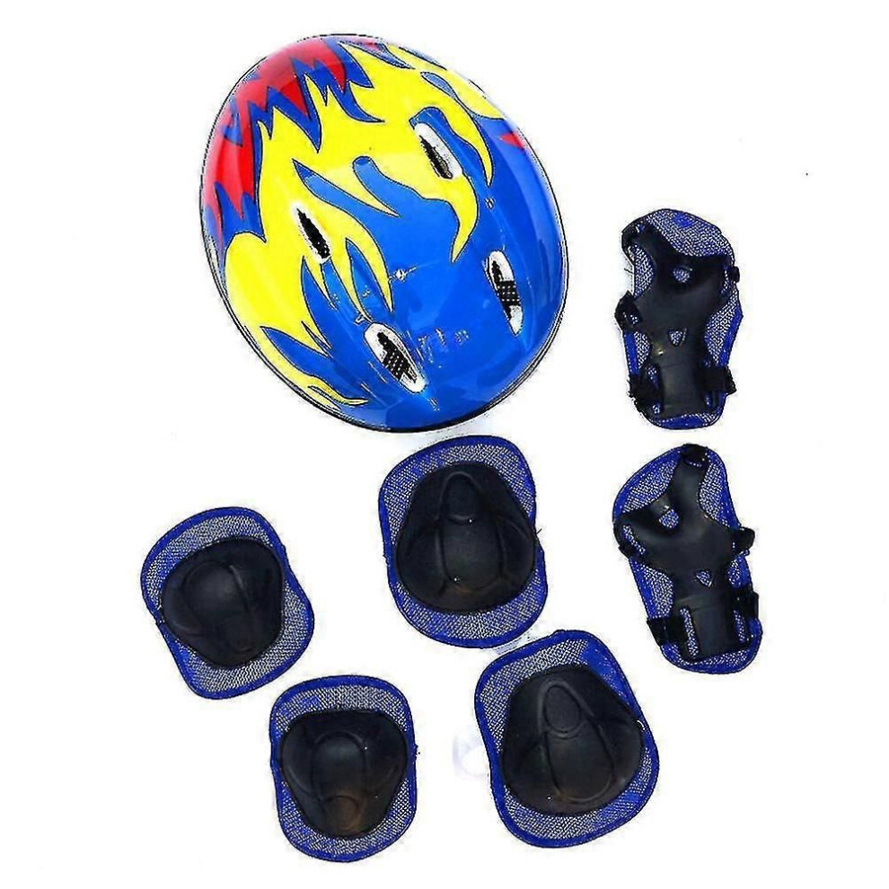 Kids Bike Helmet Set - 7 Pieces, Ultralight Children's Protective Gear for Girls, Ages 3-6