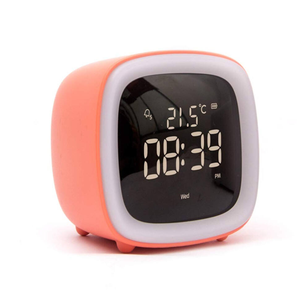 Digital Sweet Pet Alarm Clock With Temperature Calendar, Snooze Function, And Timer Night Light