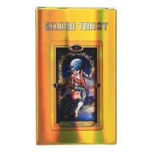 Gold-Plated Easy Tarot Laser Cards, Gilded Tarot Deck for Fortune Telling, 78 Cards for Parties and Games