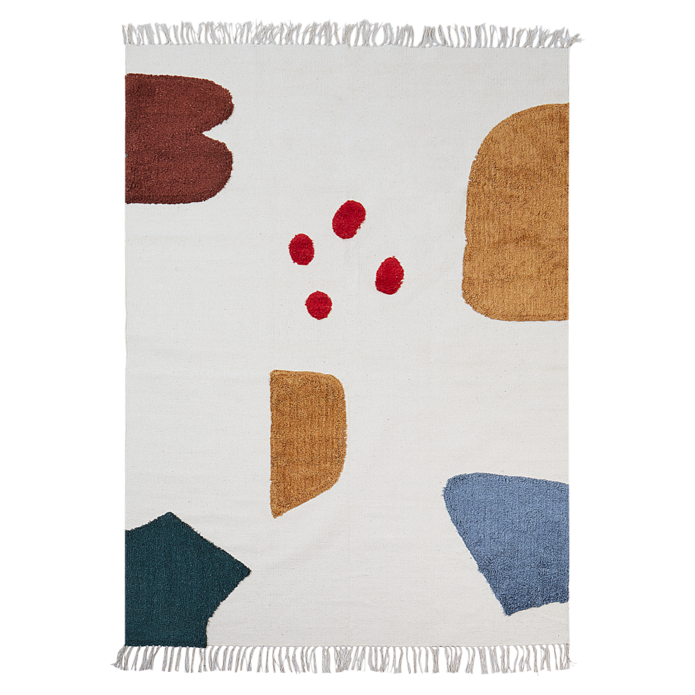 Rug TAGVETI Multicolour 140 x 200 cm Cotton