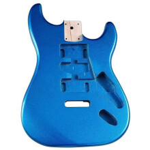 E Guitar Kit DIY Body Professional Electric Guitar Build Kit with Beautiful Finish in Blue