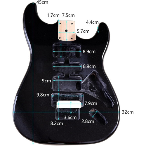 E Guitar Kit Modified Guitar Body DIY Accessory for Electric Guitar Assembly with Custom Specifications 1