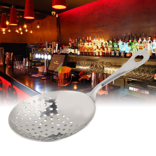 Stainless Steel Strainers Ice Drink Filter Spoon 2