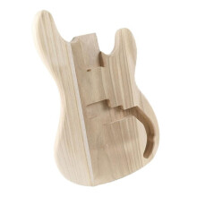 E Guitar Kit with Bass Guitar Accessories, Original Wooden Body, Compatible with Electric Guitars and Basses