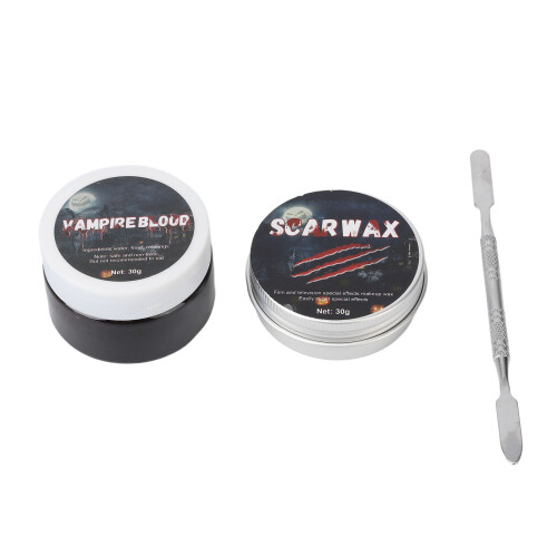 Scar Wax Coagulated Blood Kit Wound Modeling 2