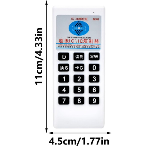 Handheld Copier Reader Writer IC Card Duplicator for EM4305 EM5200 Access Control Cards, Portable and Efficient 2