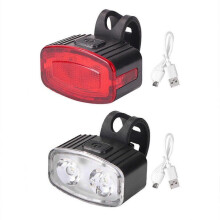 Cycling LED Bike Light Bicycle Front Rear Headlight USB Rechargeable,100% New